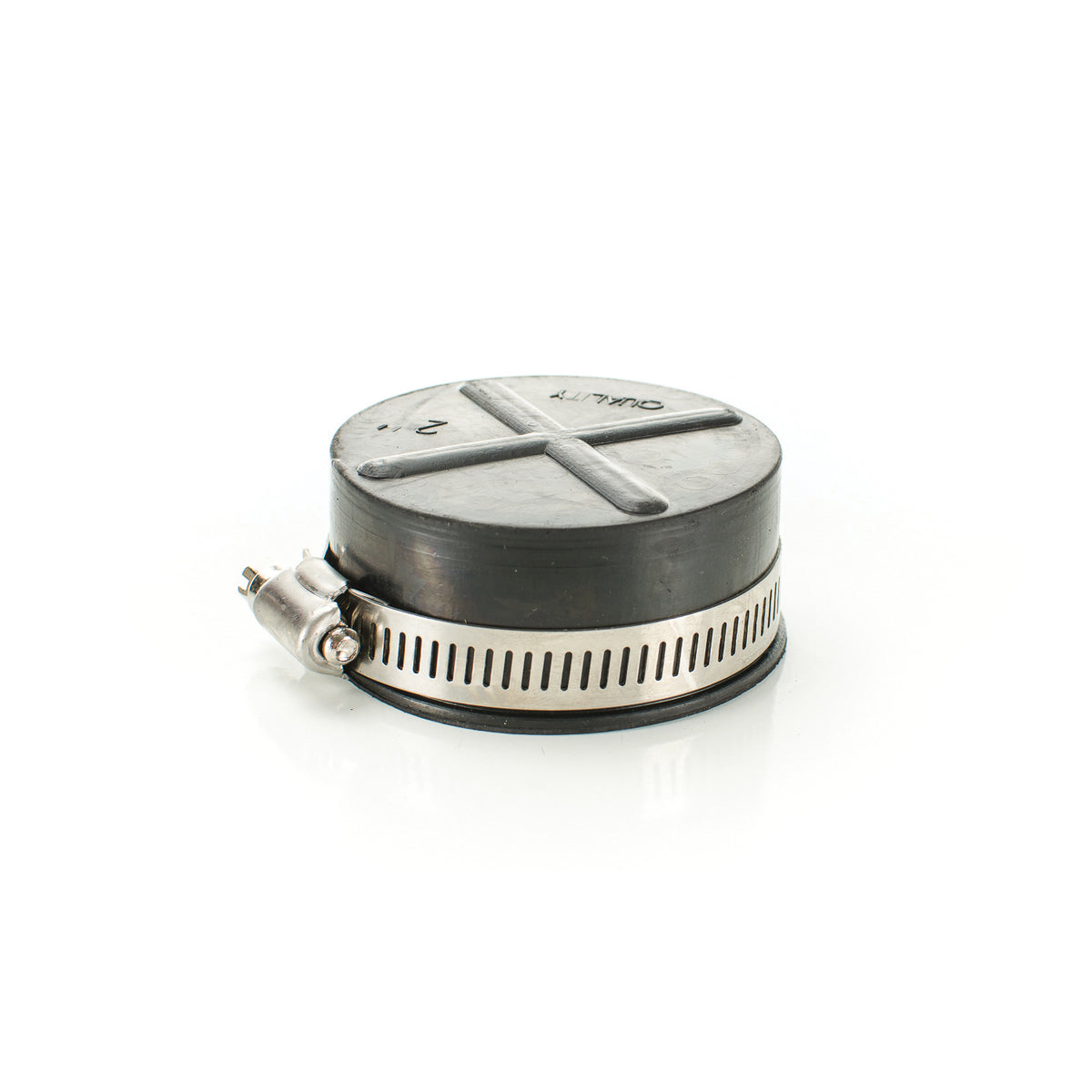 Test Cap - 2" Dia - Natural Rubber