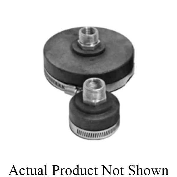 PASCO 4859 Single Size Fill Test Drain Cap, 3 in Dia, Synthetic Rubber