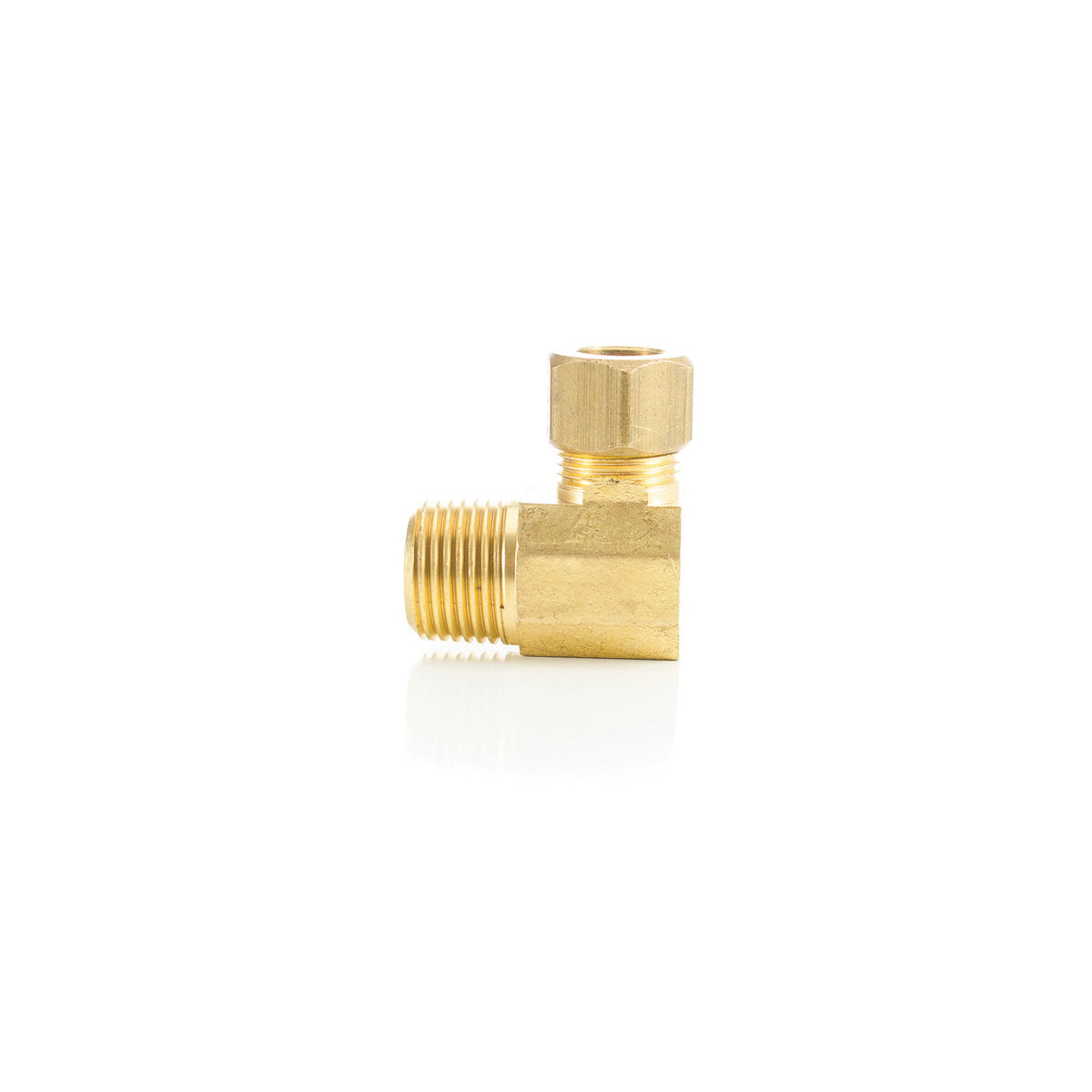 PASCO 506 Dishwasher Inlet Elbow, 3/8 in OD x 3/4 in Female Hose Thread, Brass