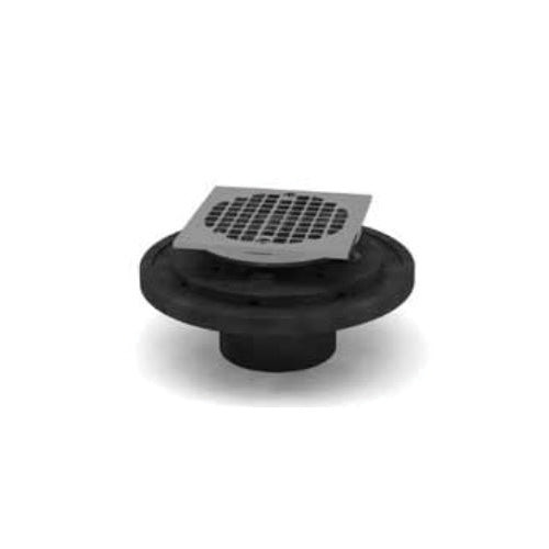 PASCO 60981SQ Square Threaded Drain Strainer Only With Tail, 4-3/16 in NPT, Brass