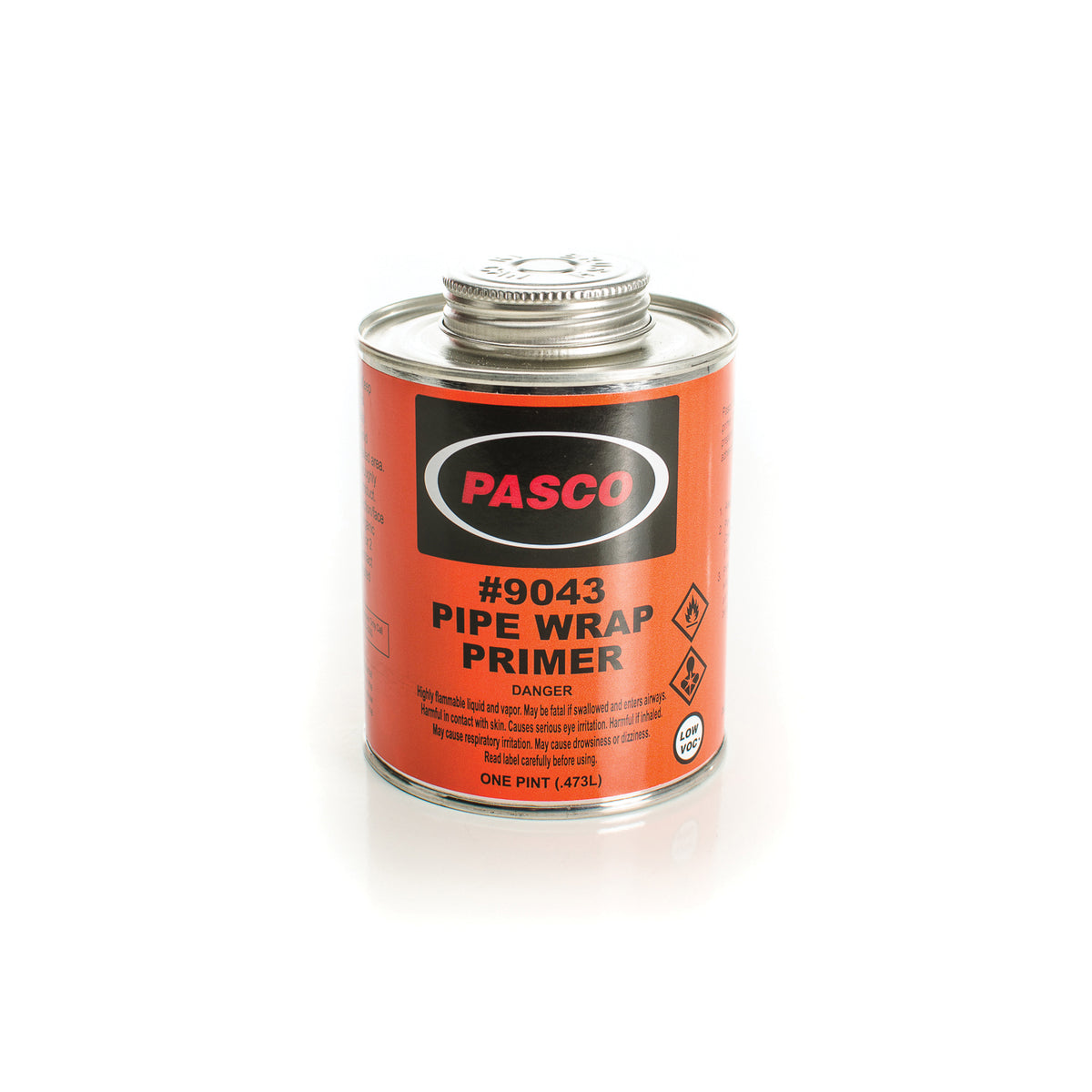 PASCO 9043 Pipe Wrap Primer, 1 pt Container, 65 sq-ft Coverage