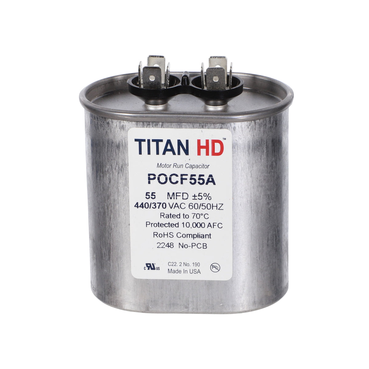 Titan Hd - Capacitor - 440/370 V AC - 55 Mfd