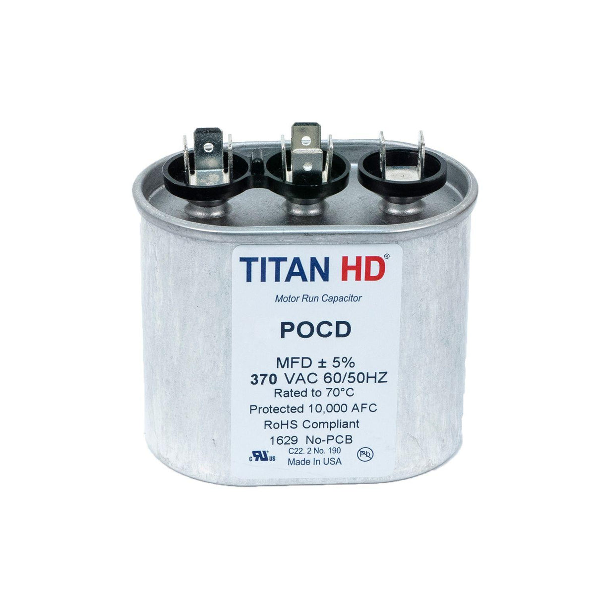 Titan Hd - Capacitor - 440/370 V AC - 105 Mfd