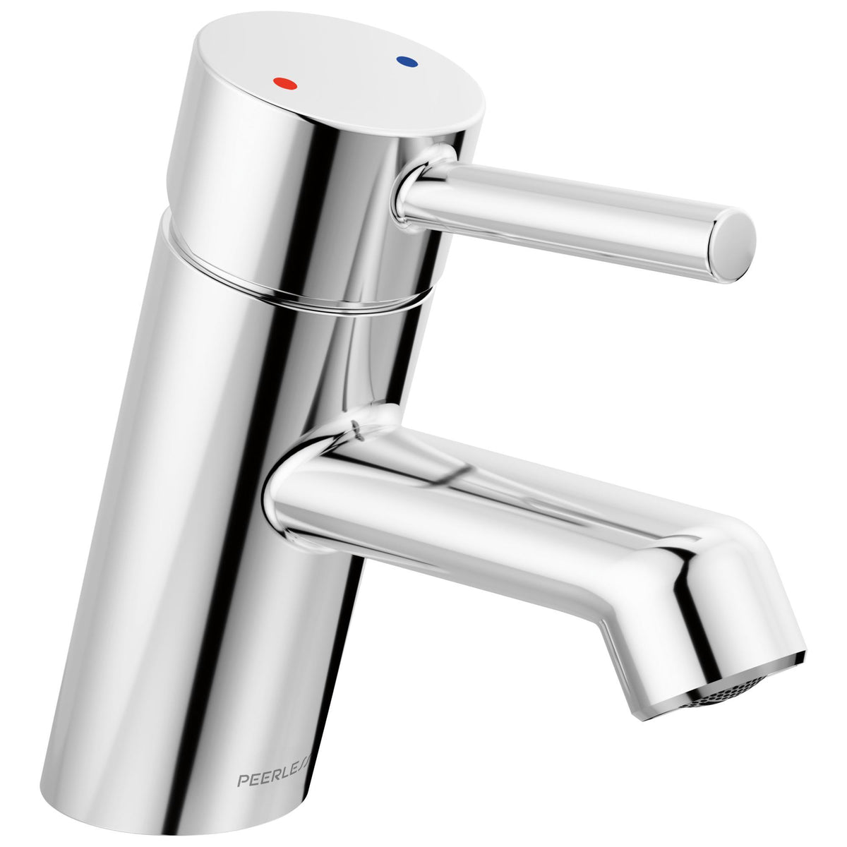 Peerless® P1547LF-M Precept™ Bathroom Faucet, Commercial/Residential, 1 gpm Flow Rate, 2-1/8 in H Spout, 1 Handles, Metal Push Pop-Up Drain, 1 Faucet Holes, Polished Chrome