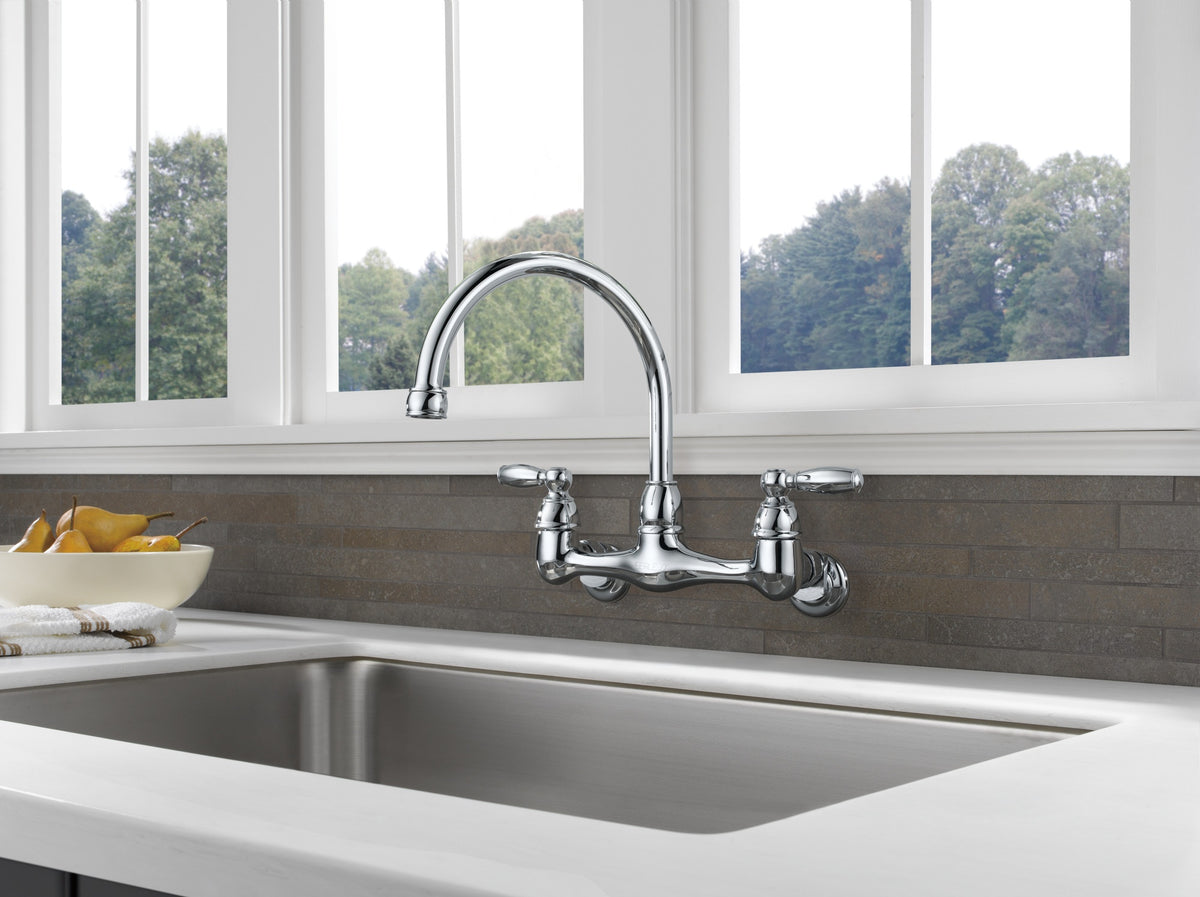 Kitchen Faucet - 9-3/8" - Wall Mount