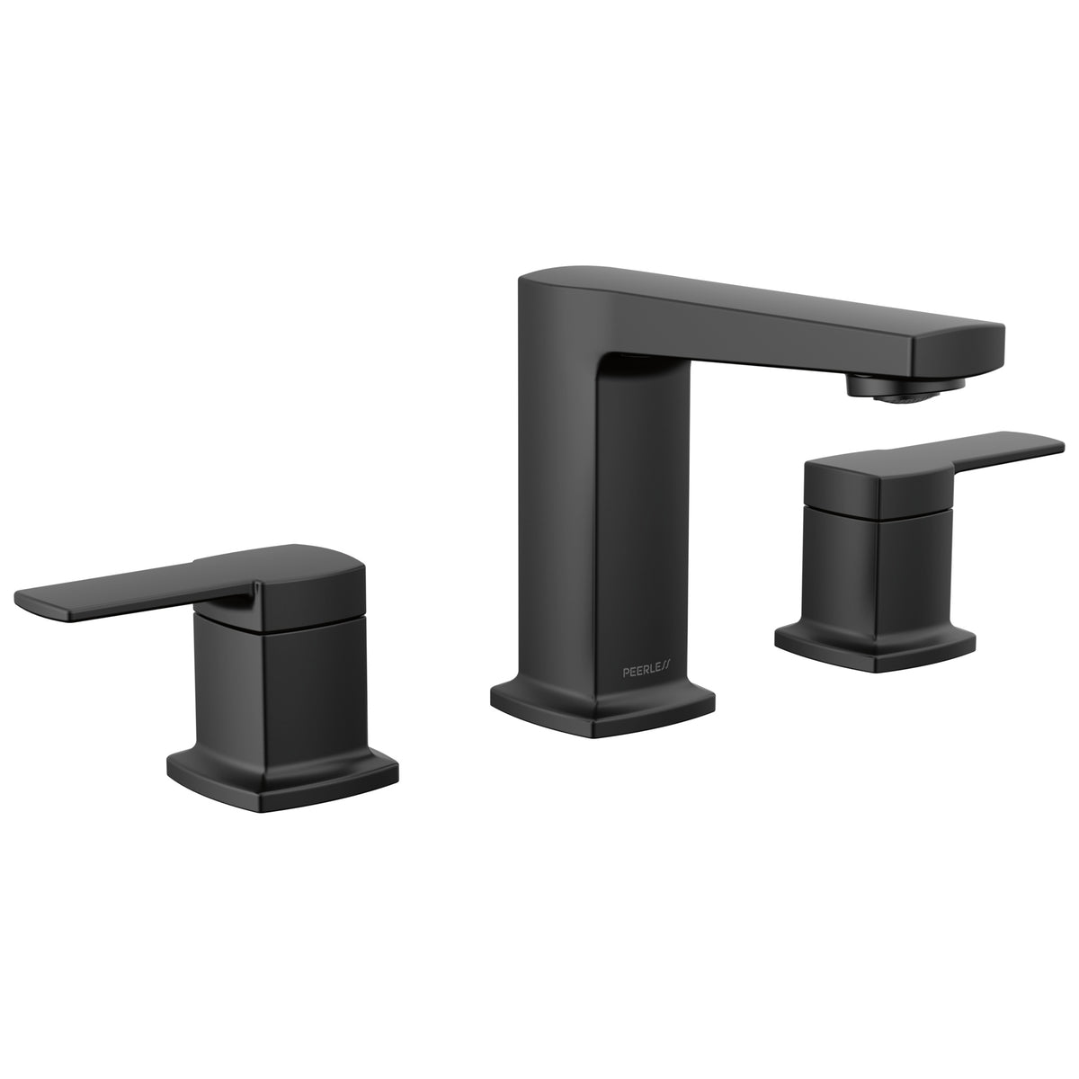 Ezra - Dual Lever Widespread Bathroom Faucet - Matte Black