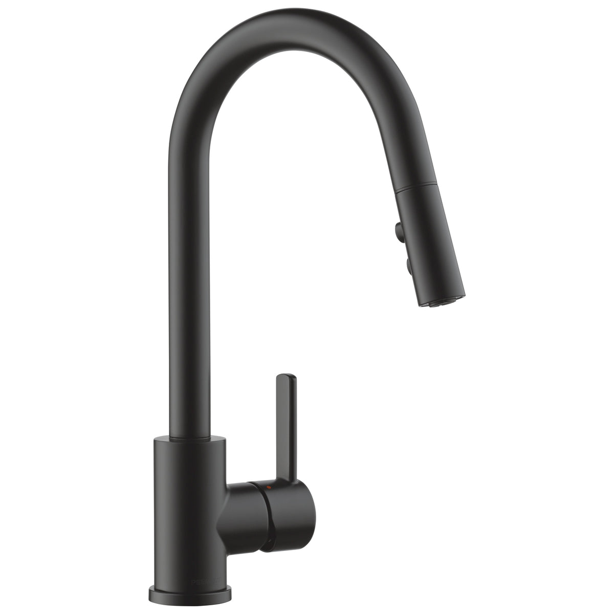 Pull-Down Kitchen Faucet - Matte Black - 8"