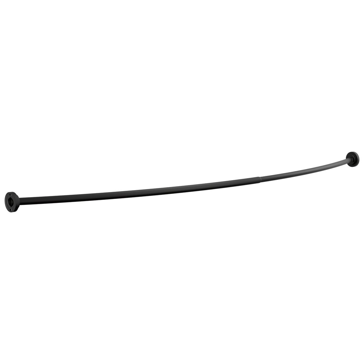 Peerless® PA906-BL PA906 Adjustable Shower Rod, 2-1/16 in Dia Rod x 44 to 72 in L Rod/Track, Stainless Steel, Matte Black, Import