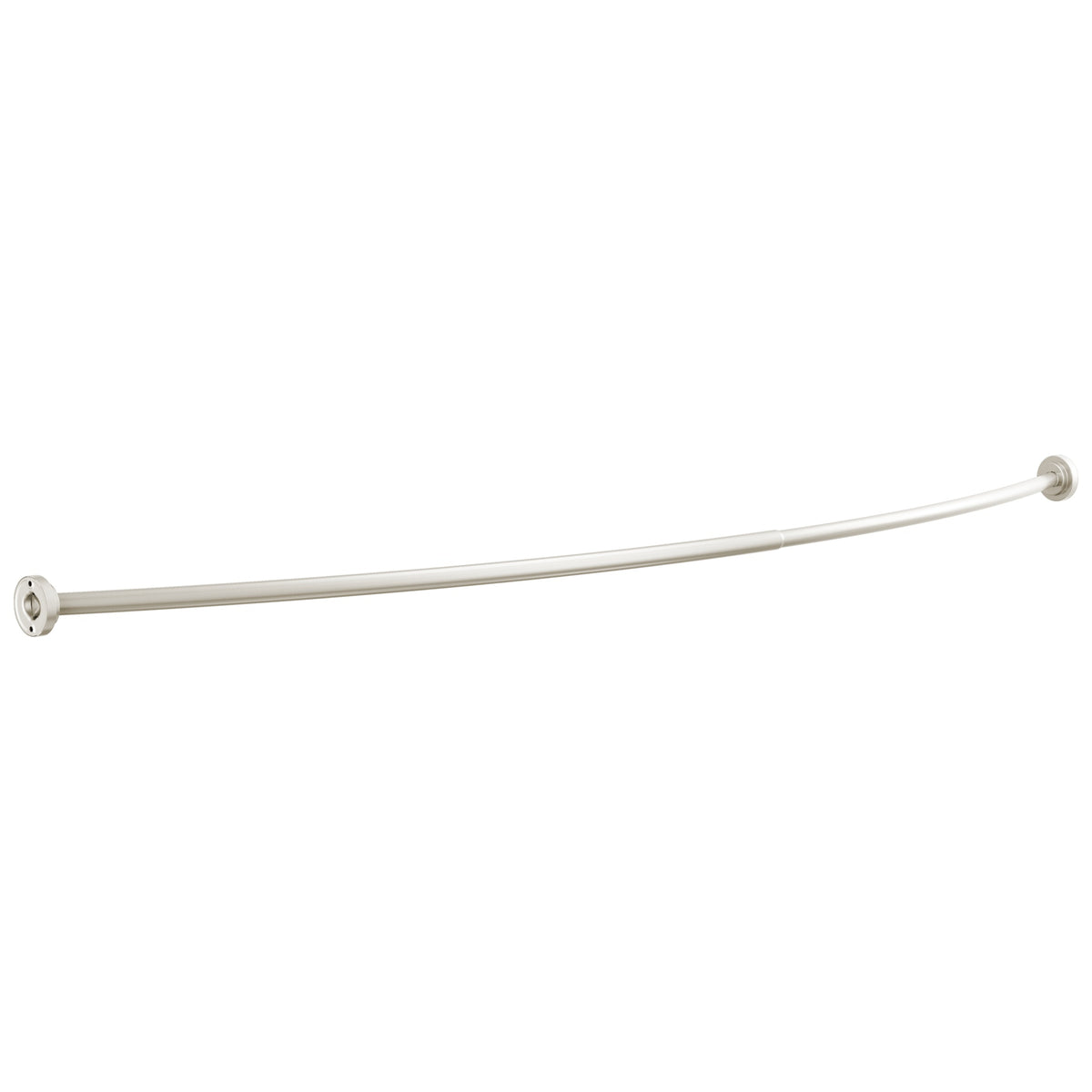 Peerless® PA906-BN PA906 Adjustable Shower Rod, 2-1/16 in Dia Rod x 44 to 72 in L Rod/Track, Stainless Steel, Brushed Nickel, Import