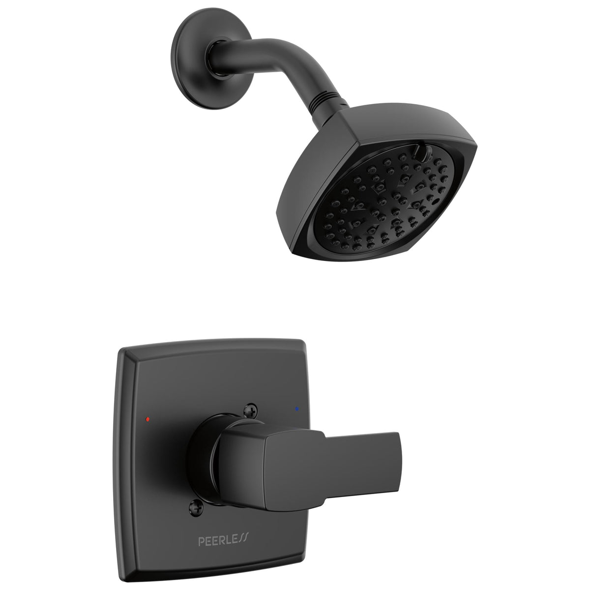 Ezra - 1-Handle Shower - Matte Black - Tube