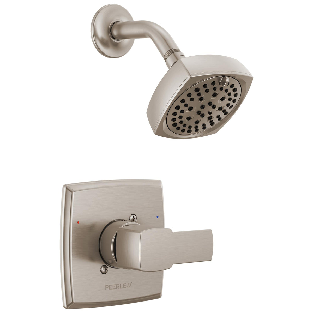 Ezra - 1-Handle Shower - Brushed Nickel - Tube