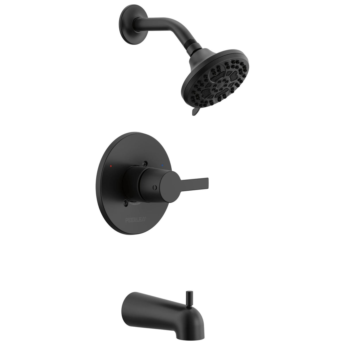 Tub and Shower Trim Kit - Matte Black - 1.5 GPM Shower