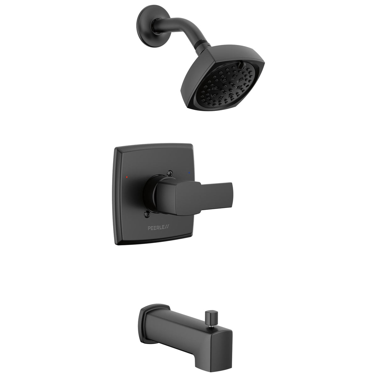 Ezra - Universal Tub and Shower Trim Kit - Matte Black