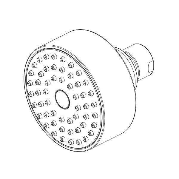 Peerless® RP82100BL Precept™ Shower Head, 1.75 gpm Max Flow, 1 Spray, 3 in L x 3 in W x 3 in H Head, Import