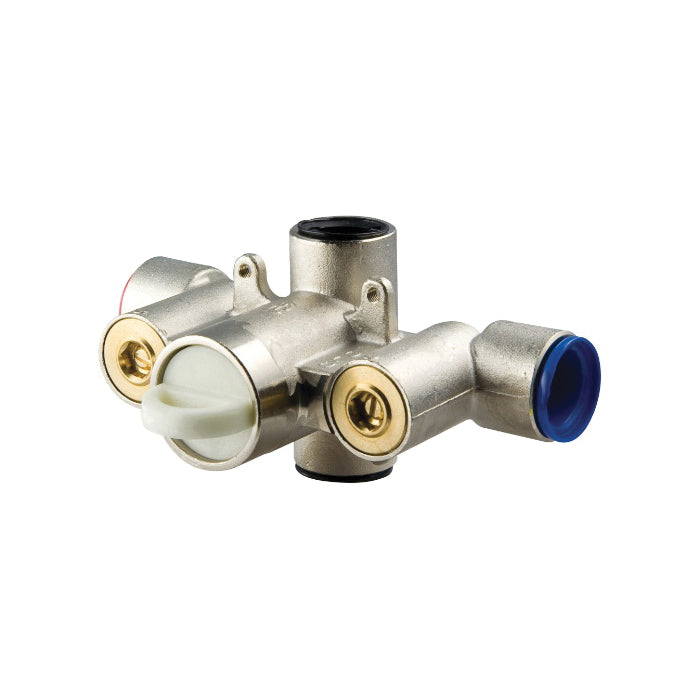 Pfister® 0T8-410A Professional Grade Thermostatic Valve, 3/4 in IPS Inlet x 3/4 in IPS Outlet, 80 psi, 12 gpm, Brass Body