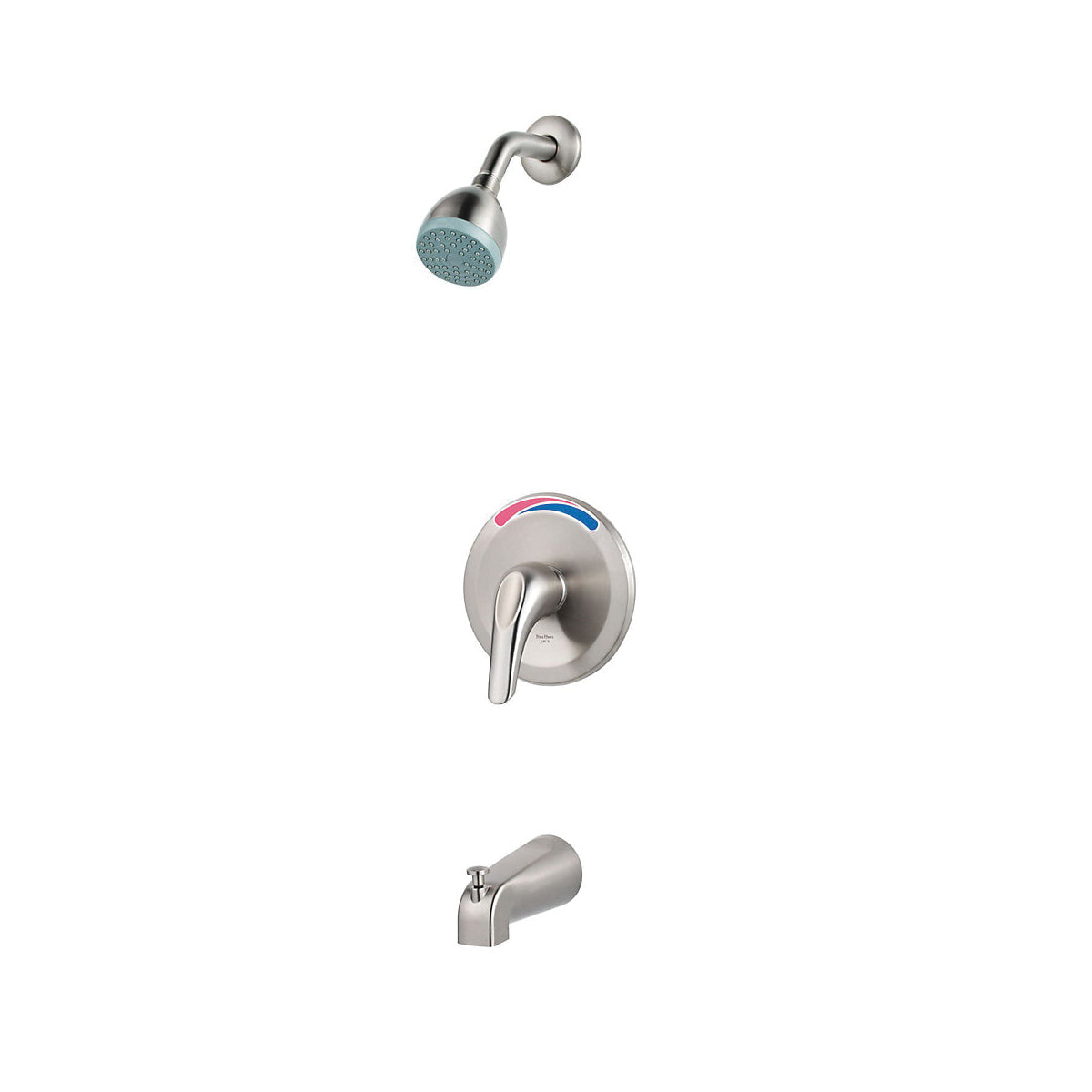 Pfister® R89-030K Combination Tub and Shower, 2.5 gpm Shower, Brushed Nickel