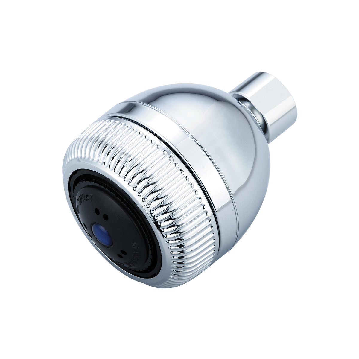 OLYMPIA OP-640022 Shower Head, 1.5 gpm Minimum, 3 Sprays, 2-9/16 in Dia x 3-9/16 in H Head