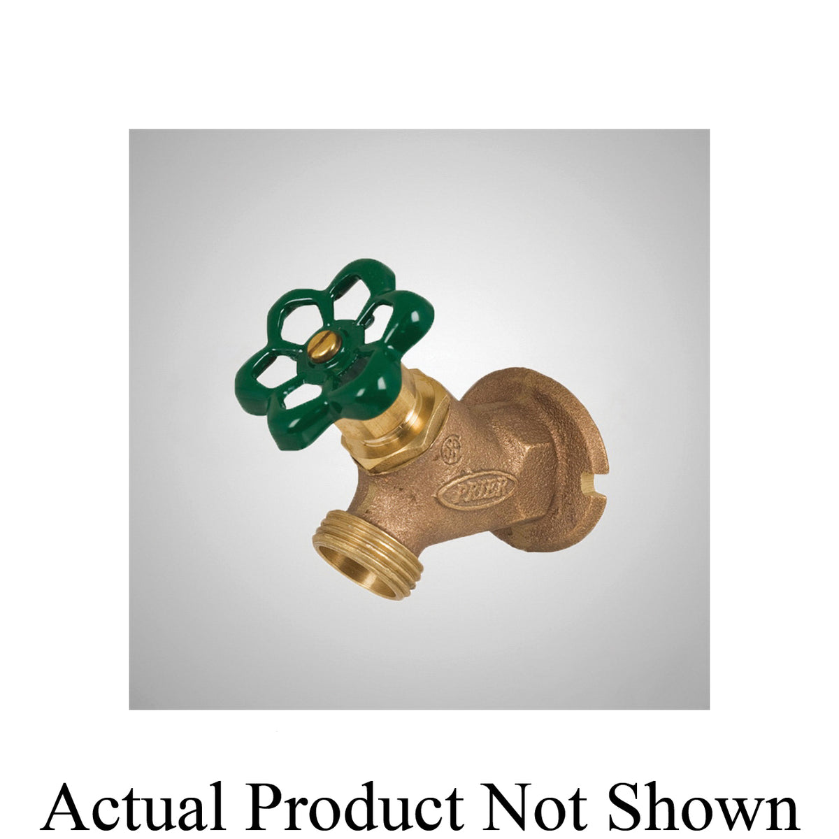 Prier® 34.67VB-PX-G 34 Series Mansfield Style Sillcock Valve With Integral Vacuum Breaker, 1/2 in/3/4 in Inlet x 3/4 in Outlet Nominal, PEX®/M-Type C x Garden Hose Thread End Style, Rough Brass Body, T-Handle Actuator, Domestic