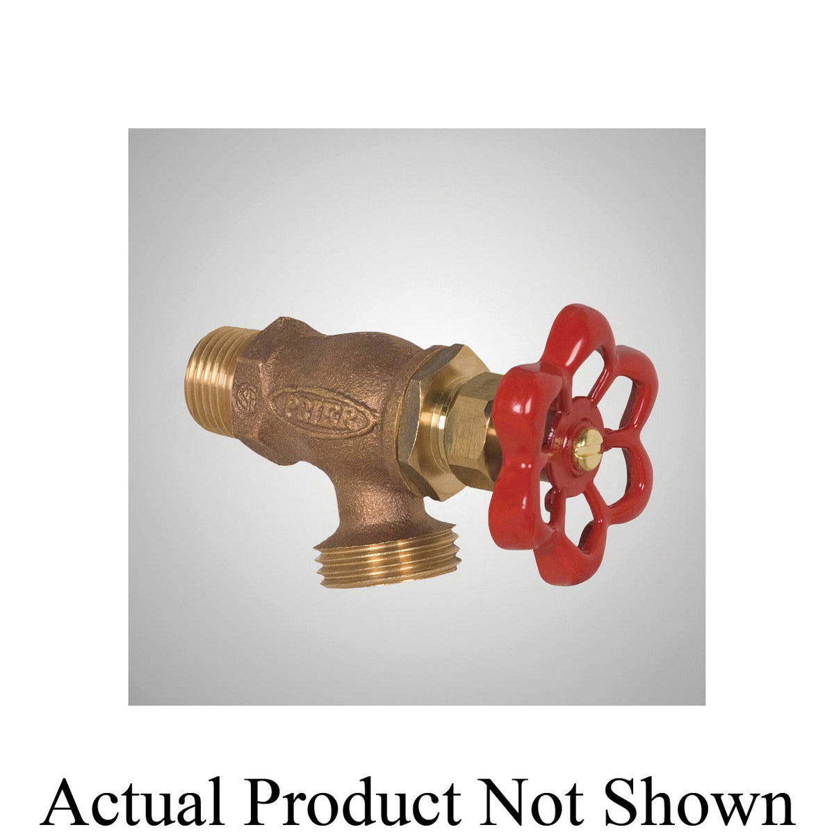 Prier® 526.43 Mansfield Style Boiler Drain Valve, 1/2 in Inlet x 3/4 in Outlet Nominal, Compression x Garden Hose Thread End Style, Rough Brass Body, Domestic