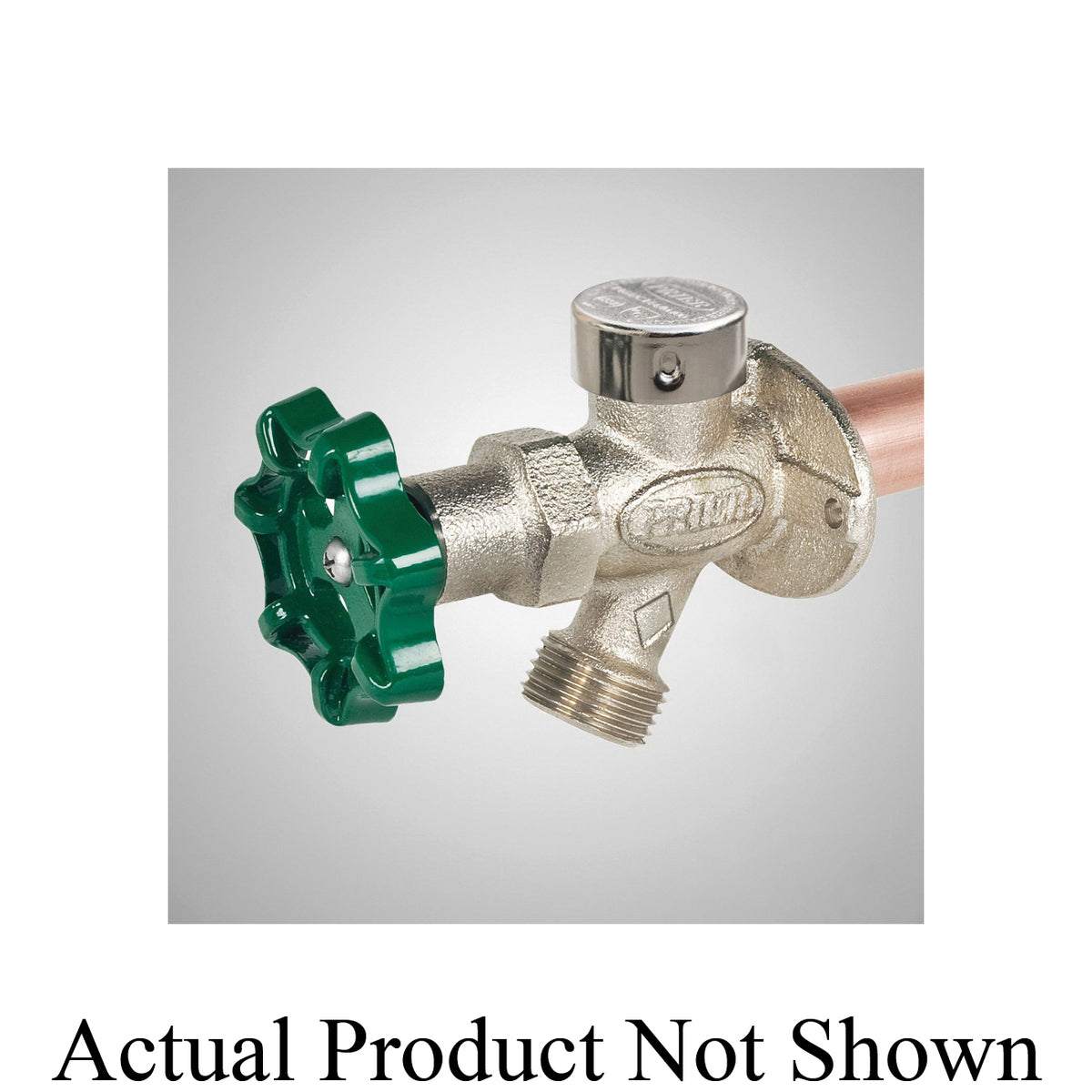 Prier® C-144W12 DIAMOND C-144 Freezeless Wall Hydrant With Anti-Siphon Vacuum Breaker, 1/2 in, Wirsbo PEX®, 360 deg Full-Turn Wall Opening, Domestic