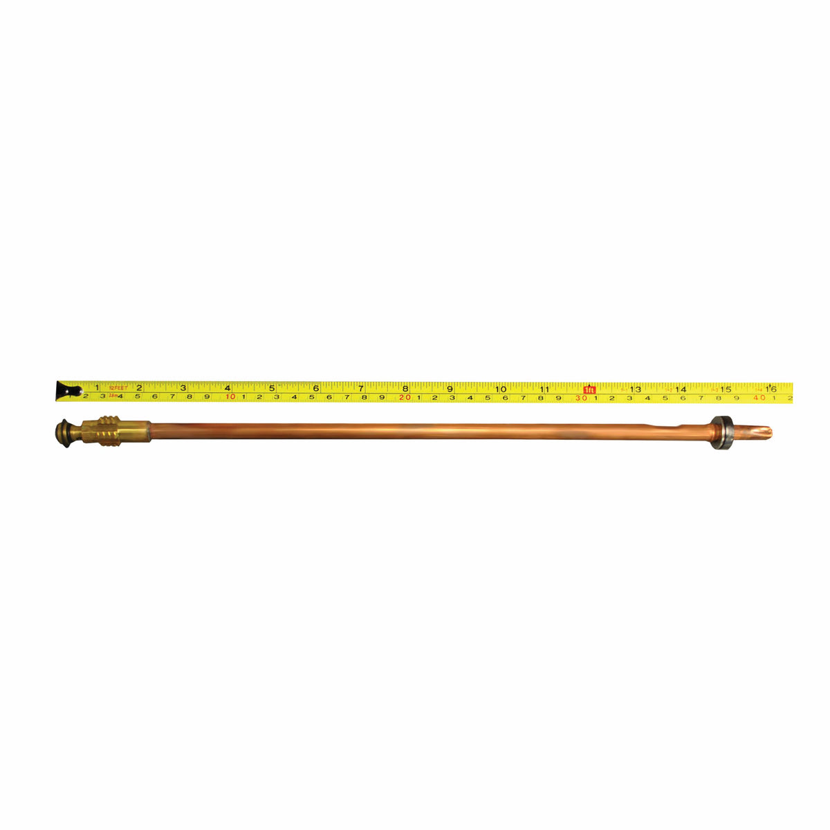 Prier® M-123-4095 400 Hydrant Stem, For Use With Mansfield® Original 12 in 400, 408 and 400-LF Series Half-Turn Wall Hydrant Only, 16 in OAL, Domestic