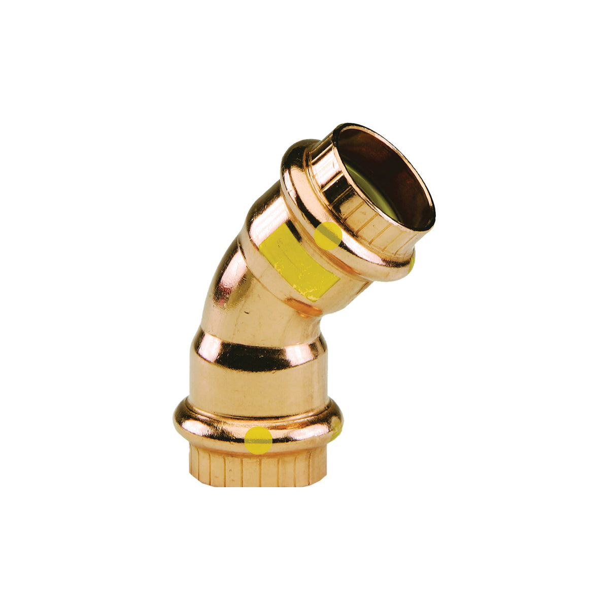 ProPress® 16208 45 deg Pipe Elbow, 1-1/2 in Nominal, Press End Style, Copper, Import
