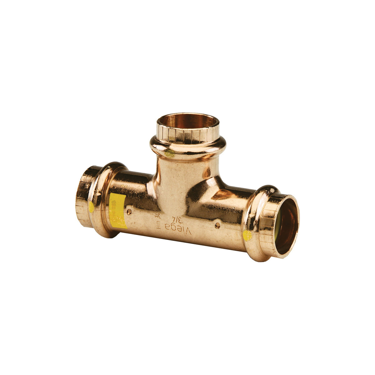 ProPress® 16278 Pipe Tee, 1-1/4 in Nominal, Press End Style, Copper, Import
