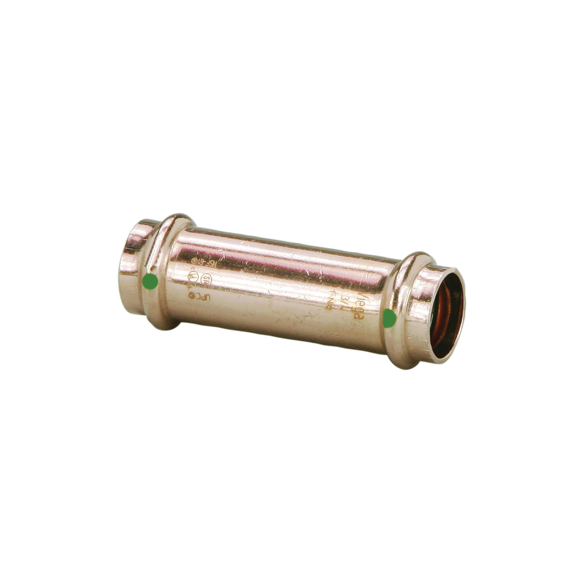 Copper Extended Coupling No Stop - Press x Press Connection