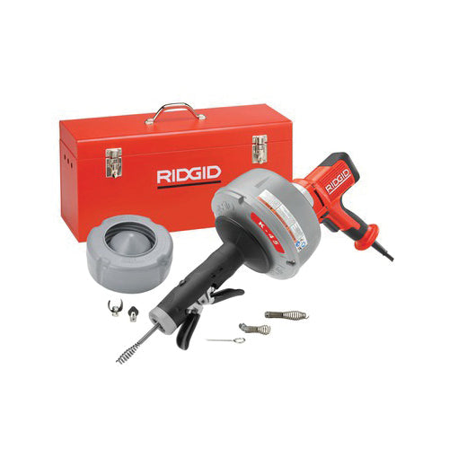 RIDGID® 36008 K-45AF-7 Sink Machine, 3/4 to 2-1/2 in Drain Line, 115 V