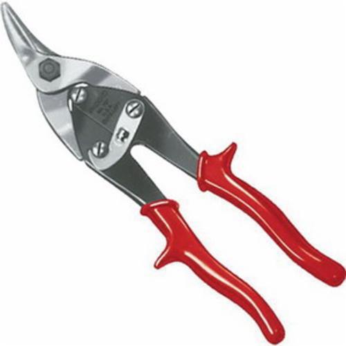 RIDGID® 54120 General Purpose Aviation Snip, 18 ga/Lighter Cold Rolled Sheet Steel, 1-3/8 in Length of Cut, Left Snip, Forged Steel Blade