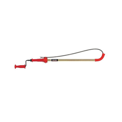 RIDGID® 56663 Toilet Auger, Zinc Plated, 6 ft, Steel, For Use With Toilet and Urinal