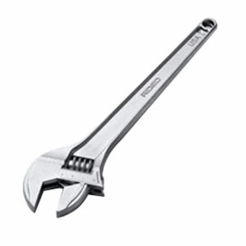 RIDGID® 86932 Adjustable Wrench, 2-7/16 in, 24 in OAL, Chrome Vanadium Alloy Steel Body, Chrome Vanadium Alloy Steel, Cobalt Plated