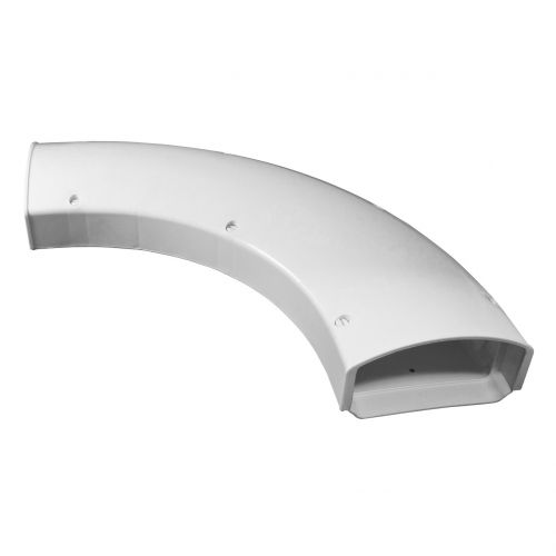 90° Sweep - White - 3" L