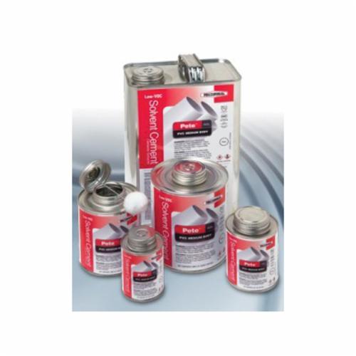 RectorSeal® Pete™ 602L 55928 Low VOC Medium Body Solvent Cement, 1 qt Container, Clear