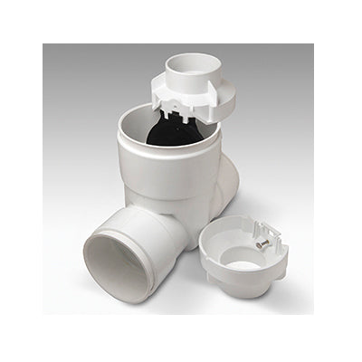 Extendable Backwater Valve Kit - 6" - PVC Body