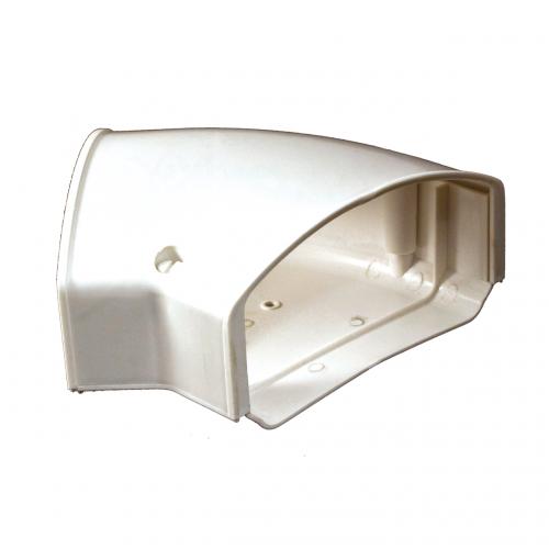45° Elbow - White - 4.5" W