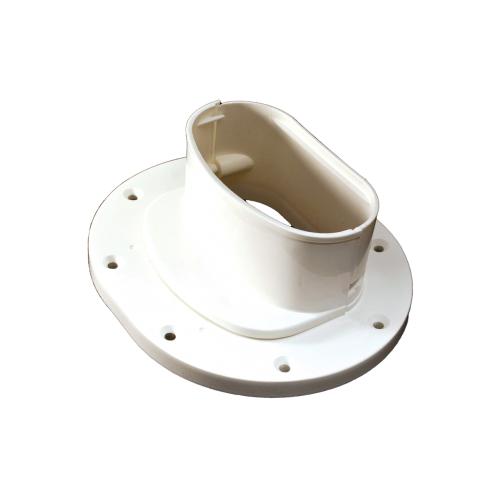 Wall Flange - 4.5" W - PVC