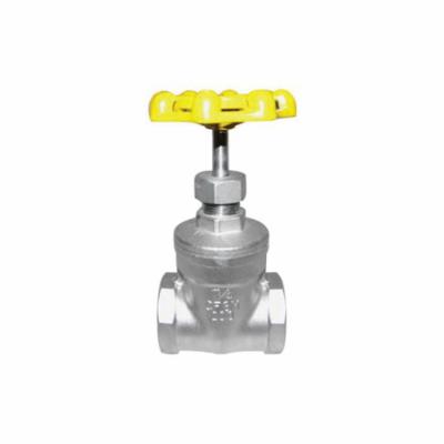 1-1/4" Gate Valve - Stainless Steel - Thread
