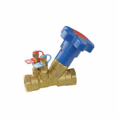RWV® 9517 1 Standard Hydronic Balancing Valve, 1 in Nominal, NPT End Style, 4.09 gpm Flow Rate, DZR Brass Body, Import