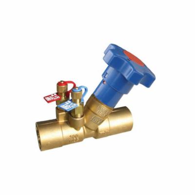 RWV® 9519 1 Standard Hydronic Balancing Valve, 1 in Nominal, Solder End Style, 9.56 gpm Flow Rate, DZR Brass Body, Import