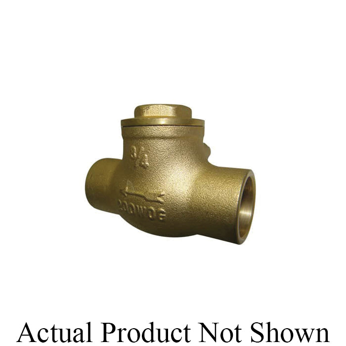 Standard Horizontal T-Pattern Swing Check Valve - 1-1/2"