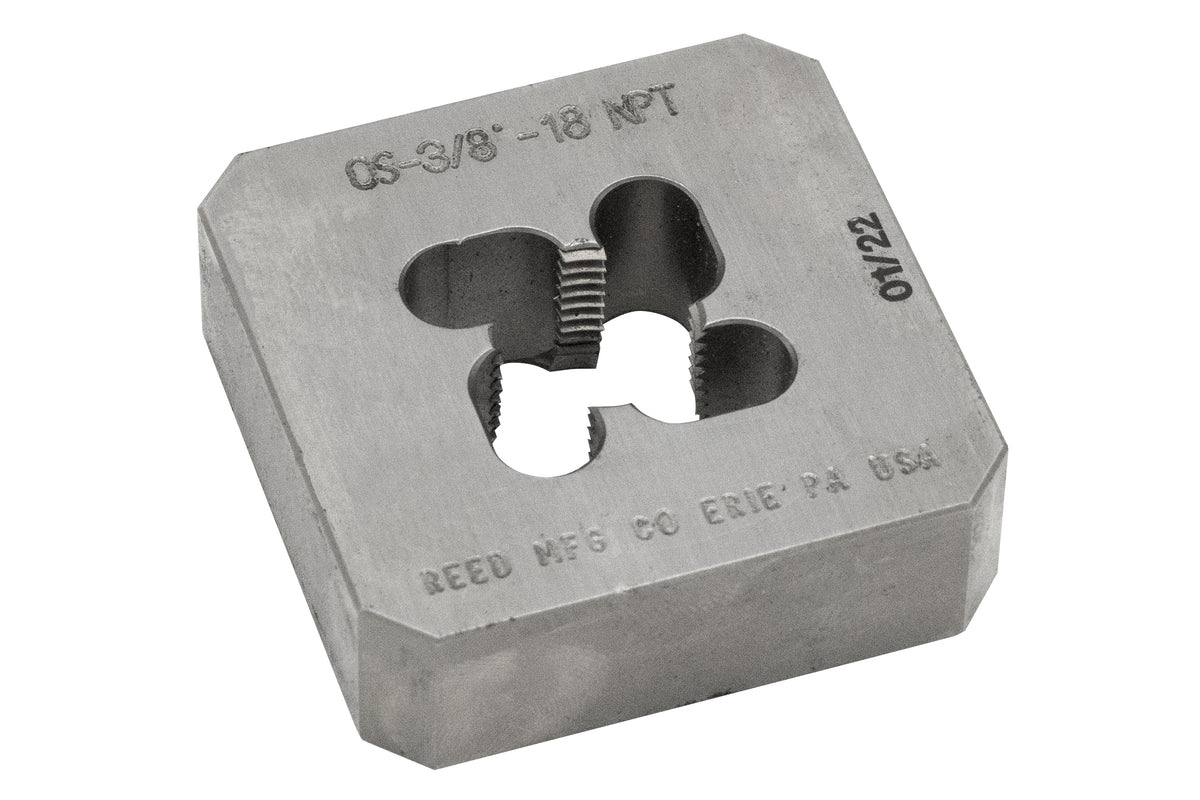 Solid Block Die - 3/8" NPT Thread - Tool Steel