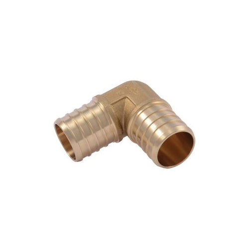 1" 90° Elbow - Brass - PEX Barb
