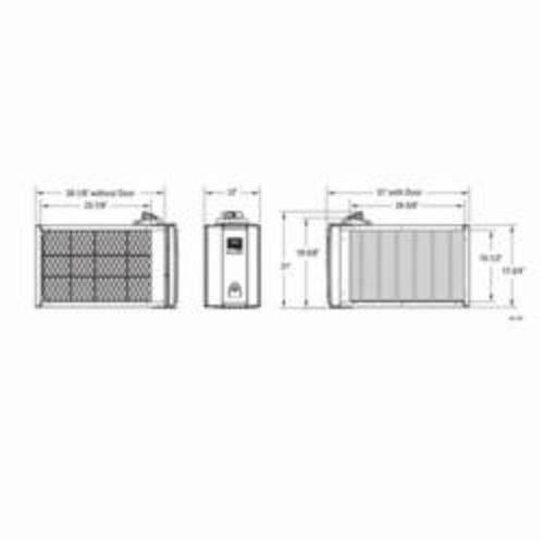 Electronic Air Cleaner - 2000 CFM - Cabinet