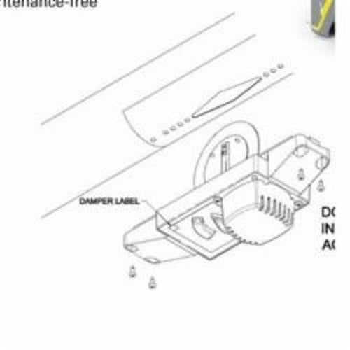 Automatic Slip-in Damper - 6" Dia - Steel