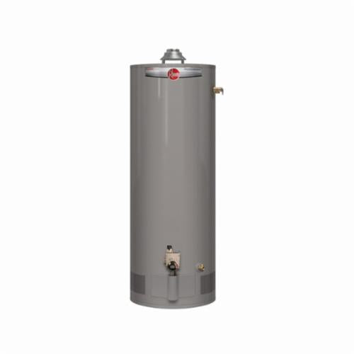Rheem® PROG40S-31P RH62 Professional Classic Plus® Gas Water Heater, 31000 Btu/hr Heating, 40 gal Tank, Liquid Propane Fuel, Atmospheric Vent, 31.3 gph at 90 deg F Recovery, Short