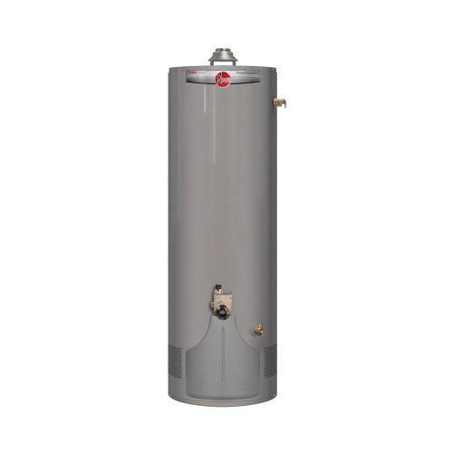 Rheem® PROG50-38U RH62 EC1 Professional Classic™ Gas Tank Water Heater, 38000 Btu/hr Heating, 50 gal Tank, Natural Gas Fuel, Atmospheric Vent, 38 gph Recovery, Tall