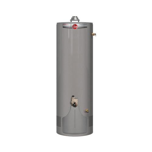 Rheem® PRO+G55-45U RH59 EC1 Professional Classic Plus® Gas Tank Water Heater, 45000 Btu/hr Heating, 55 gal Tank, Natural Gas Fuel, Atmospheric Vent, 45 gph Recovery, Tall