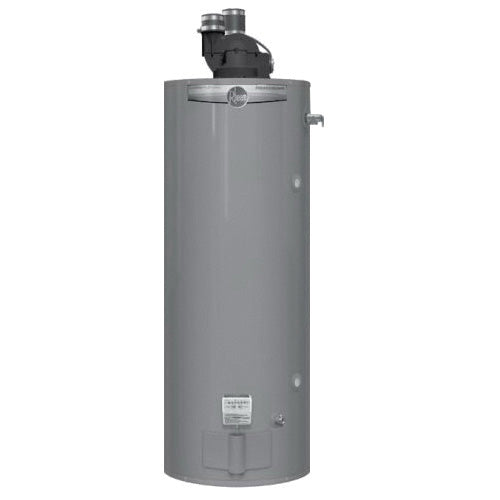 Rheem® PRO+G75-75N RH PDV Professional Classic Plus® Gas Tank Water Heater, 75100 Btu/hr Heating, 75 gal Tank, Natural Gas Fuel, Direct/Power Vent, 75.8 gph Recovery, Tall