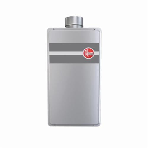 Rheem® RTG-95DVLN Mid Efficiency Tankless Water Heater, Natural Gas Fuel, 199900 Btu/hr, Indoor, Non Condensing, 9.5 gpm, 3 in, 5 in Direct Vent, 0.82, Residential